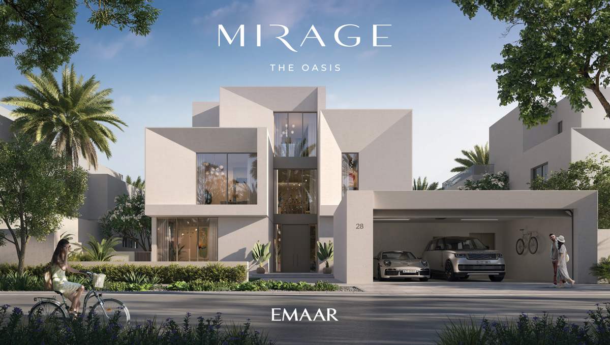 Mirage chamfered villa street view