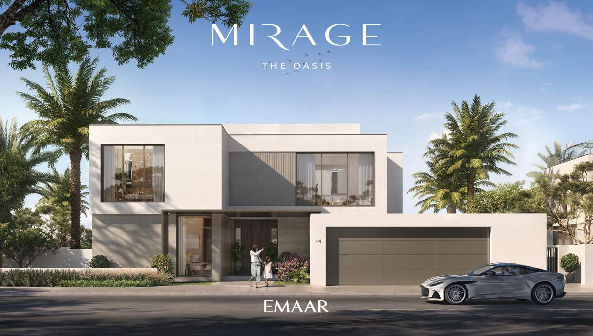 Mirage contemporary villa front