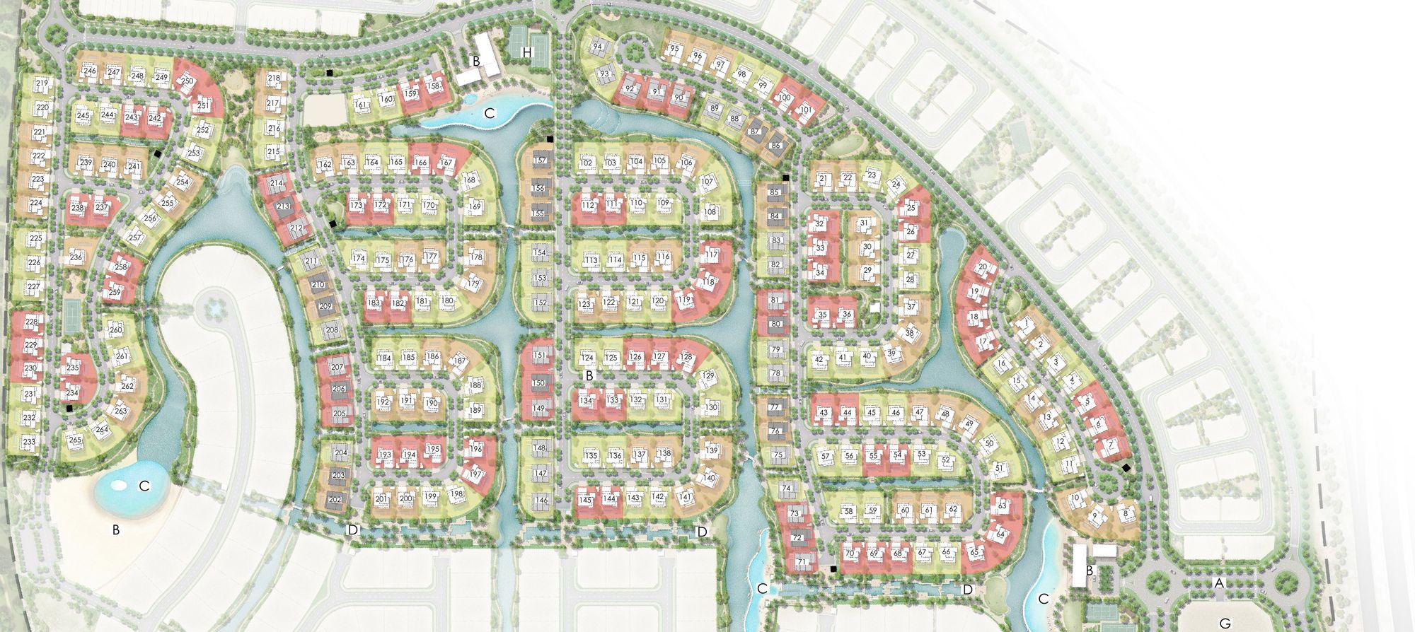 Palmiera 1 cluster map