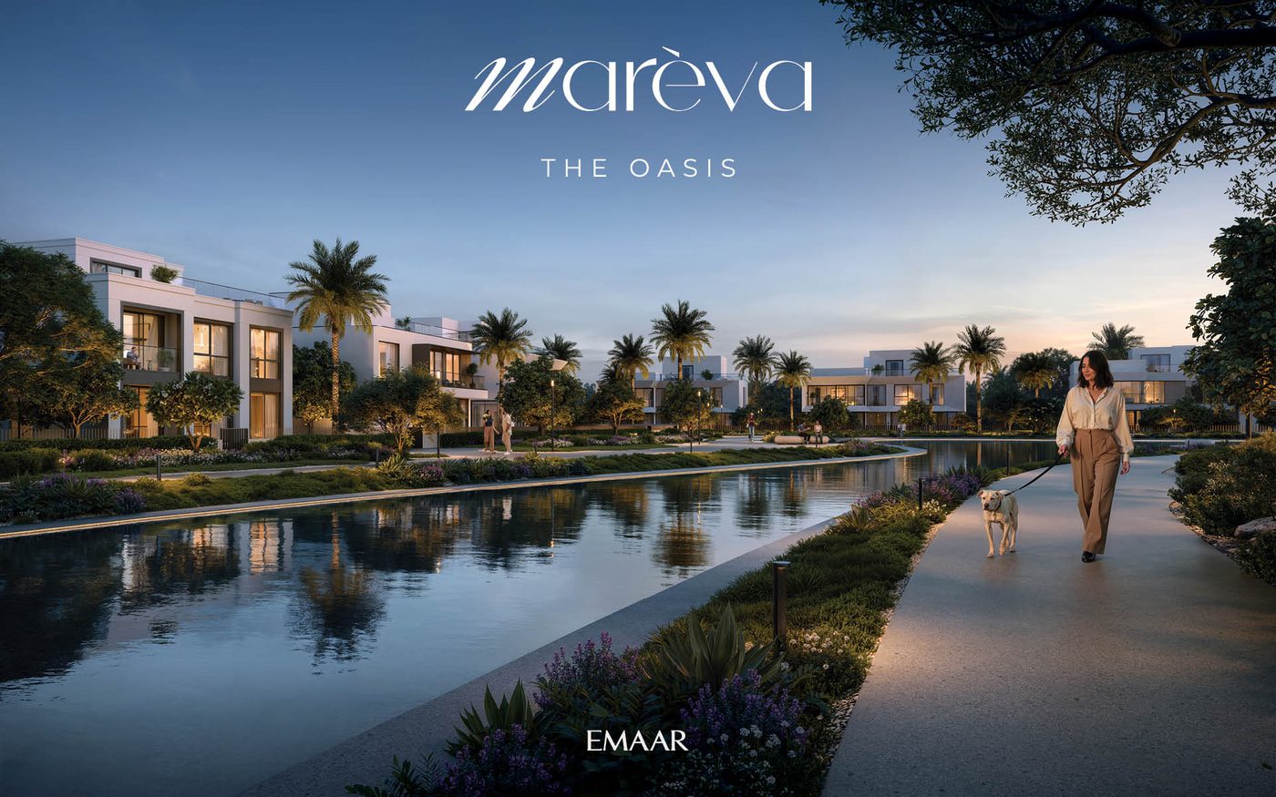 Marèva canal walk at dusk