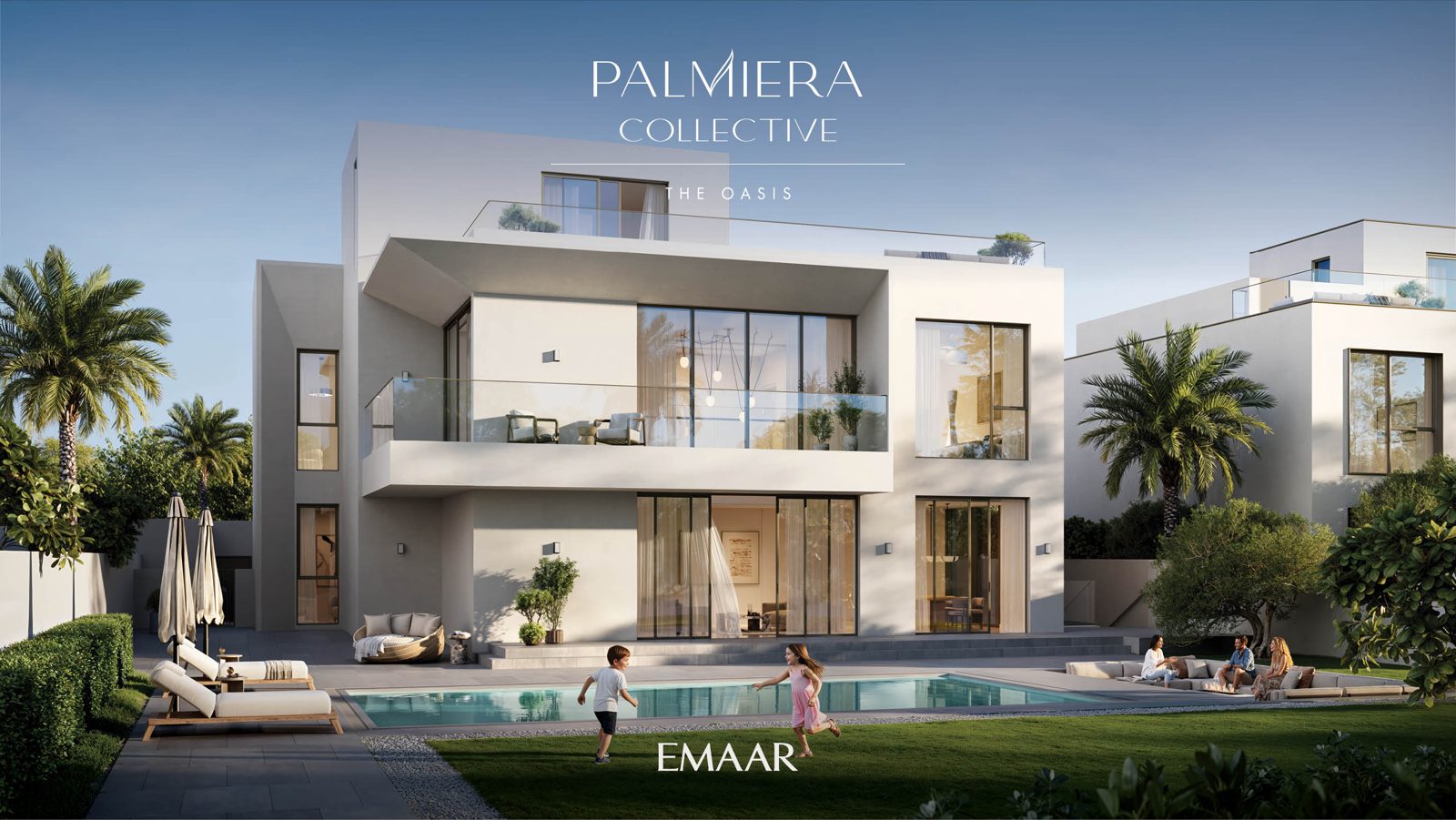 Palmiera Collective contemporary villa with pool and garden